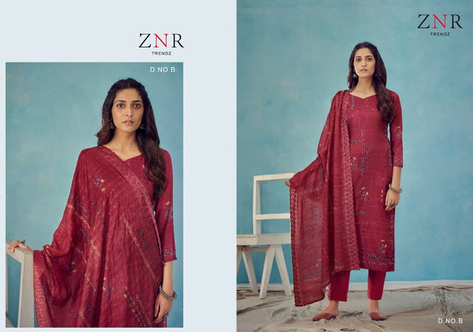 Znr Sunidhi Jam Cotton New Exclusive Wear Cotton Designer Salwar Suits Collection